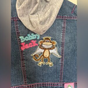Bobby Jack Denim Zip Up Vintage Jacket Girl’s Small